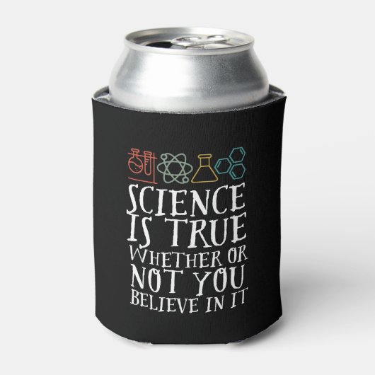 Funny Science is waar geek en nerd Scientist Blikjeskoeler (Blikje Voorkant)