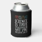 Funny Science is waar geek en nerd Scientist Blikjeskoeler (Blikje Achterkant)
