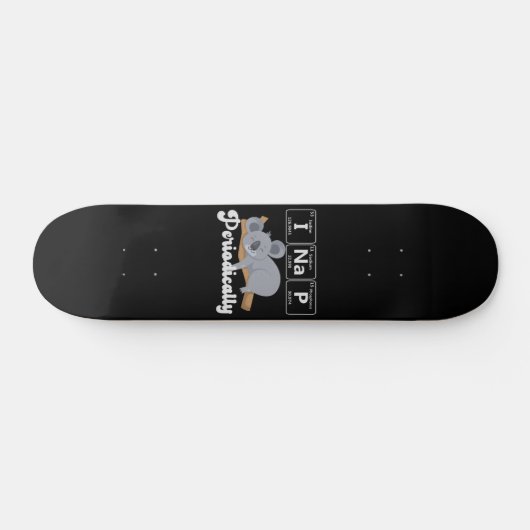 Funny Science koala beer I Nap Periodicaal Koala Skateboard (Horizontaal)