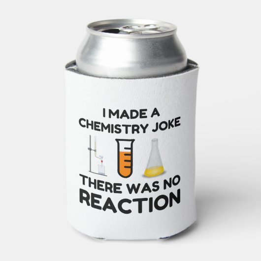 Funny Science lover-scheikundegrap Blikjeskoeler (Blikje Voorkant)