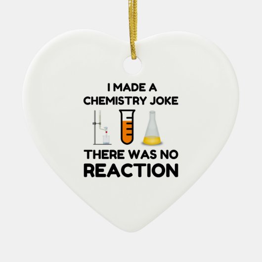 Funny Science lover-scheikundegrap Keramisch Ornament (Voorkant)