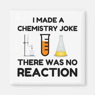 Funny Science lover-scheikundegrap Magneet