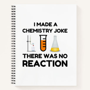 Funny Science lover-scheikundegrap Notitieboek