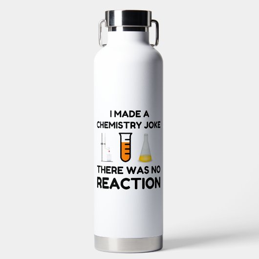 Funny Science lover-scheikundegrap Waterfles (Voorkant)