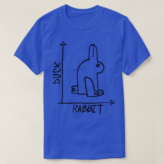 Funny Science Nerd Duck Rabbit Physics Wiskunde Ge T-shirt (Design voorkant)
