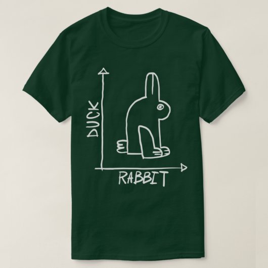 Funny Science Nerd Duck Rabbit Physics Wiskunde Ge T-shirt (Design voorkant)