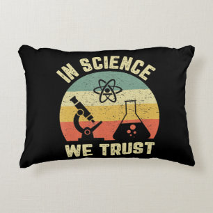 Funny Science Shirt Physics Biology Gift in Scienc Accent Kussen