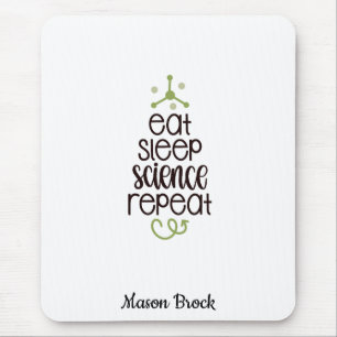 Funny Science-studentenschool, gepersonaliseerd ca Muismat