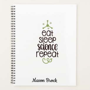 Funny Science-studentenschool, gepersonaliseerd ca Planner