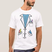 Funny Scientist Costume TShirt Chemist Science Hal (Voorkant)