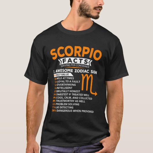 Funny Scorpio Anniversaire Astrologie Sweat - shir (Devant)