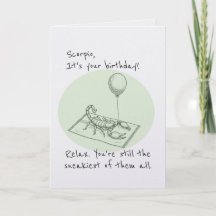 Funny Scorpio Zodiac Birthday
