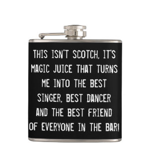 Funny Scotch Drinkers Slogan Heupfles