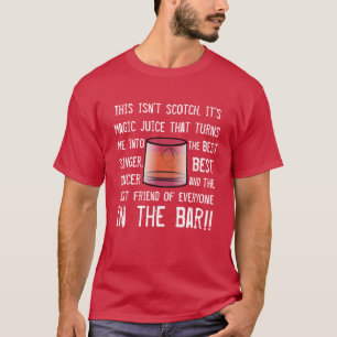 Funny Scotch Drinkers Slogan T-shirt