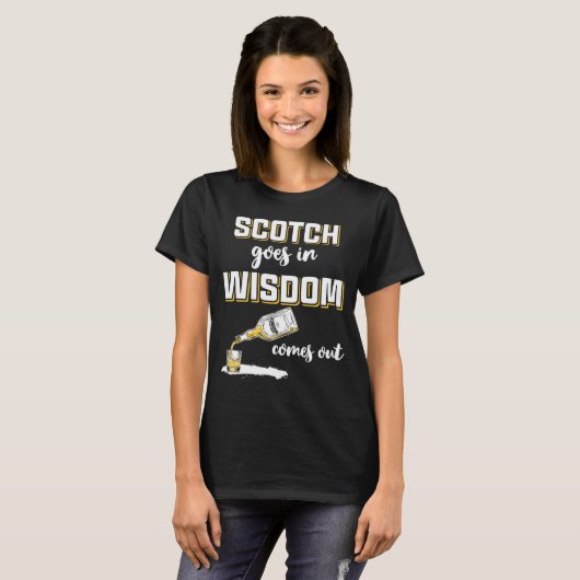 Funny Scotch Whiskey T-shirt (Voorkant volledig)