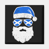 Funny Scottish Christmas Pajama Funny Matching Fam Magneet (Voorkant)