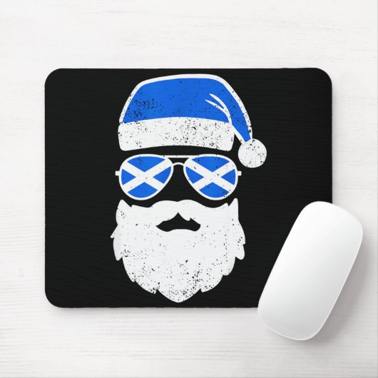 Funny Scottish Christmas Pajama Funny Matching Fam Muismat (Met muis)
