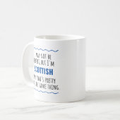 Funny Scottish Scotland Gift Idea Koffiemok (Voorkant links)