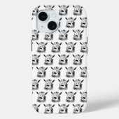 Funny Screaming Goat Drawing Quirky Animal Art Cas Case-Mate iPhone Case (Achterkant)