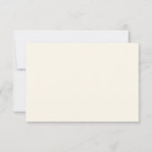 Funny Script Invitation Reply Kaart Invoegen (Achterkant)