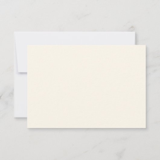 Funny Script Invitation Reply Kaart Invoegen (Achterkant)