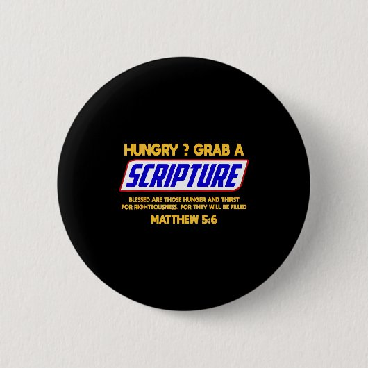 Funny Scripture , Bible Verse, Famous Scriptures, Ronde Button 5,7 Cm (Voorkant)