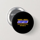 Funny Scripture , Bible Verse, Famous Scriptures, Ronde Button 5,7 Cm (Voorkant /achterkant)