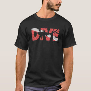 Funny Scuba Diver Thresher Shark Diving Di T-shirt
