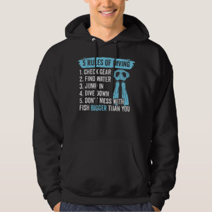 Funny Scuba Diving Mannen Vrouwen Divers Boeddi Hoodie