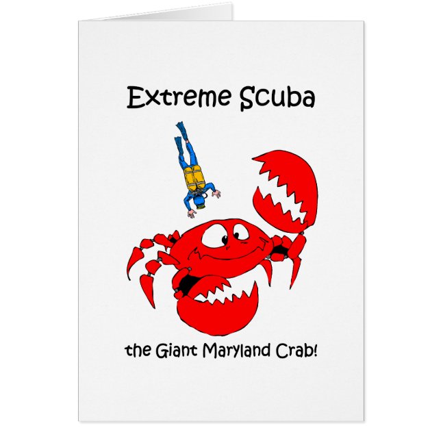 Funny scuba duiken (Voorkant)