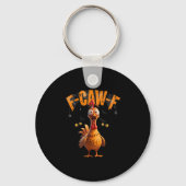 Funny Sder Web Chicken F-caw-f Sleutelhanger (Voorkant)