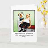 Funny Se Bien Bientôt Carte De Voeux (Fleur jaune)