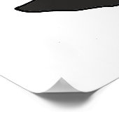 Funny Seagull Bird eet Taco Cartoon Poster (Hoek)