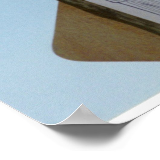 Funny Seagull Poster Print (Hoek)