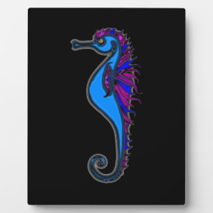 Funny seahorse fotoplaat