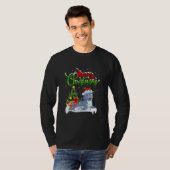 Funny Seal Dierenvriend Xmas Lighting Seal T-shirt (Voorkant volledig)
