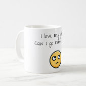 Funny Secret Père Noël cadeau - Mug (Devant gauche)