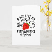 Funny Secret Santa Design Idee Kaart (Gele Bloem)