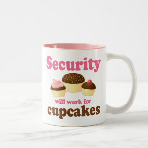 Funny Security Tweekleurige Koffiemok