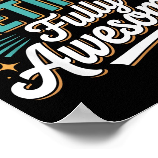 Funny Semi Retired Designs For Fully Awesome Retir Poster (Hoek)