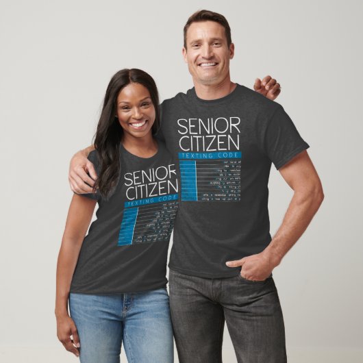 Funny Senior Citizen TexCode Cool Grandpa T-shirt (Unisex)