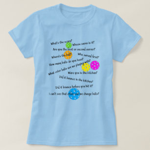 Funny Senior Pickleball Chaos Canvas tas T-shirt