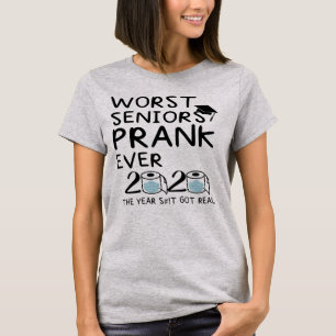 Funny Senior Prank 2020 Quarantined T-shirt
