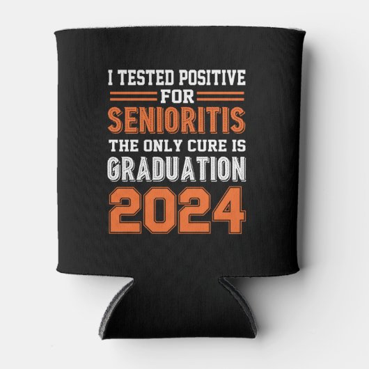 Funny Seniors Class of 2024 Afstuderen 2024 Outfit Blikjeskoeler (Voorkant)