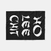 Funny Sense Of Humor Chinese New Year Gift Fleece Deken (Voorkant (Horizontaal))