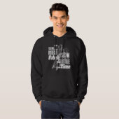 Funny Sewing Sew Much Fabric Pun  Hoodie (Voorkant volledig)