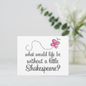 Funny Shakespeare Quote Gift Briefkaart (Staand voorkant)