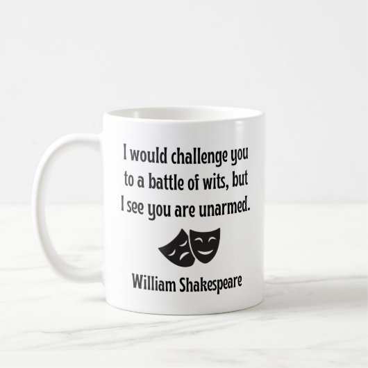 Funny Shakespeare Quote Mok - Battle of Wits (Links)