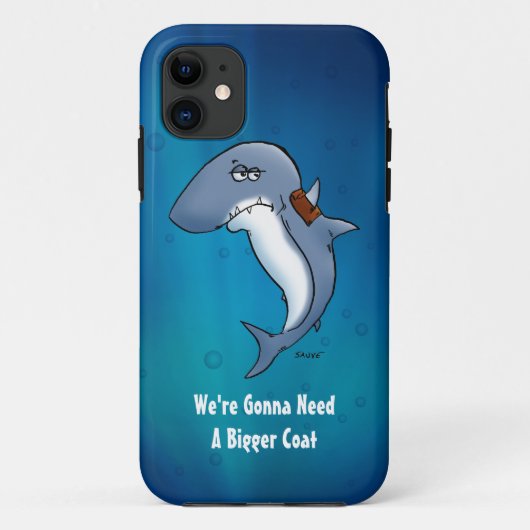 Funny Shark a besoin d'un plus grand Coque iPhone5 (Dos)