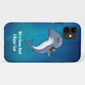 Funny Shark a besoin d'un plus grand Coque iPhone5 (Dos (Horizontal))